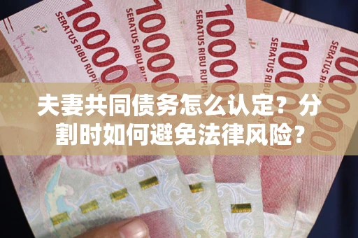 北京夫妻共同债务怎么认定？分割时如何避免法律风险？