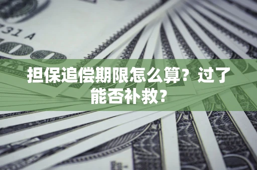 北京担保追偿期限怎么算？过了能否补救？